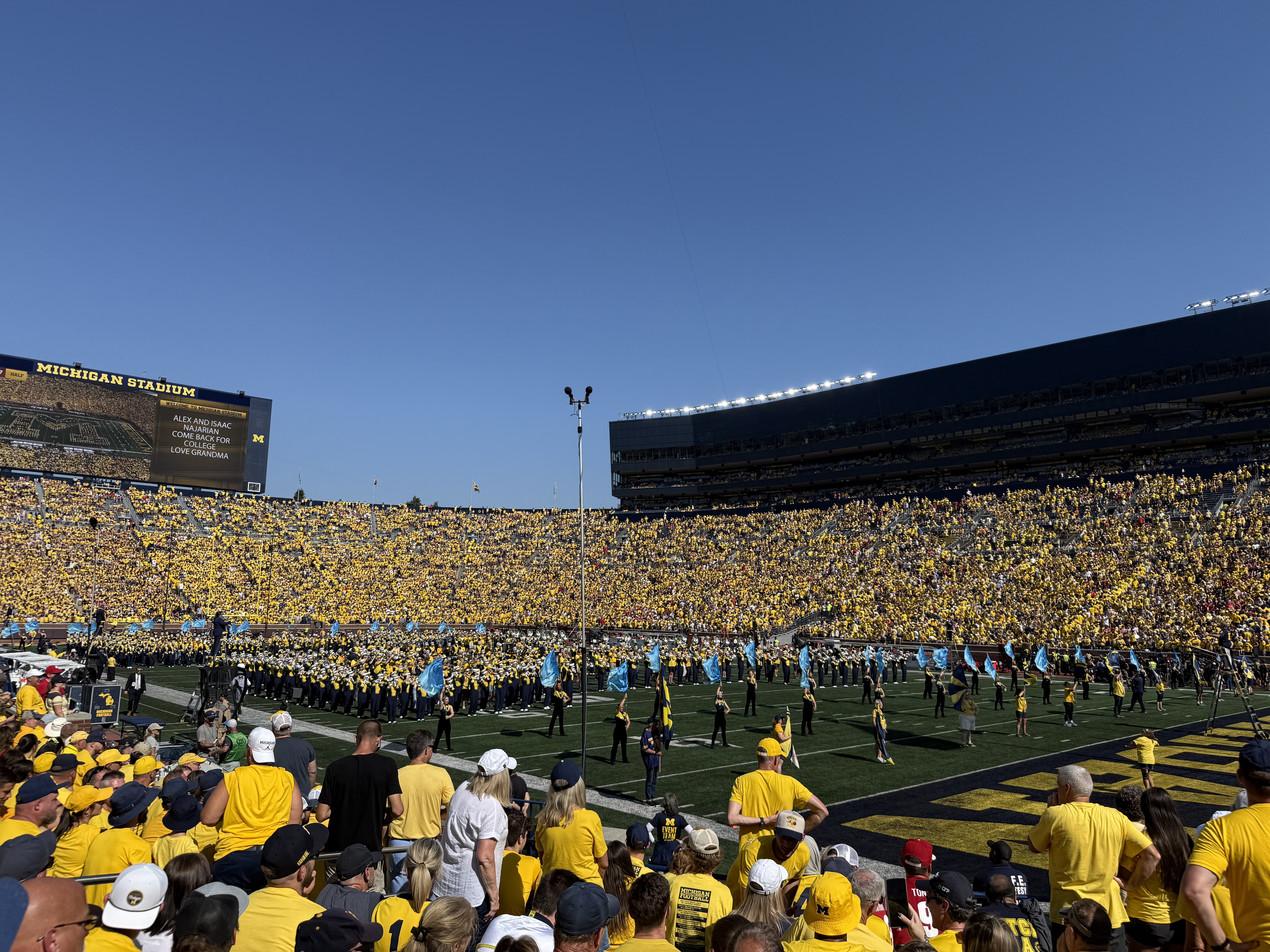 Michigan Stadium Maize Out, Michigan vs. Wisconsin, October 2025